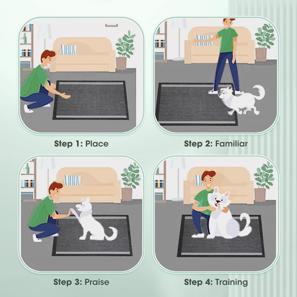Upgrade Odor Control 4XL 36X36 Extra Large Thicken 9 Layers Extra Absorbent Charcoal Pee Pads for Dogs - Leak Proof Dog Training Pads Quick Dry - 30 Counts