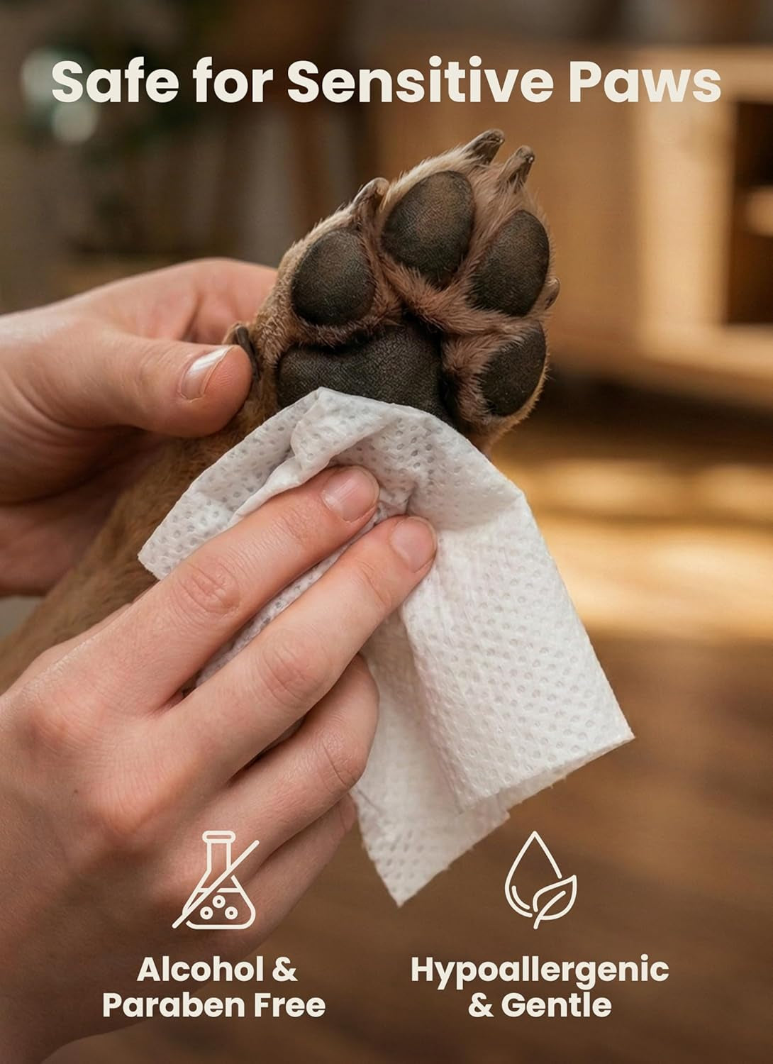 Pogi’S Dog Wipes – Hypoallergenic Pet Wipes for Paws, Body & Butt – Cleaning & Hydrating, Fragrance Free, 400 Count